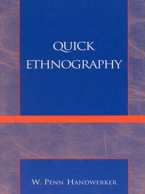 cover image of Quick Ethnography